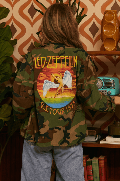 Led zeppelin 2024 jean jacket