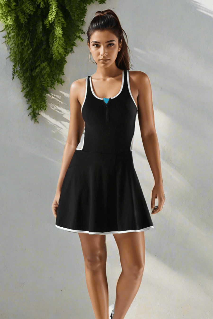 Tennis dress shops black