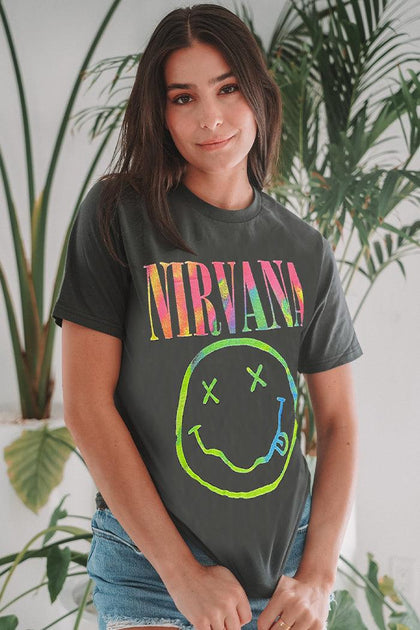 Nirvana Happy Smile Vintage Tee