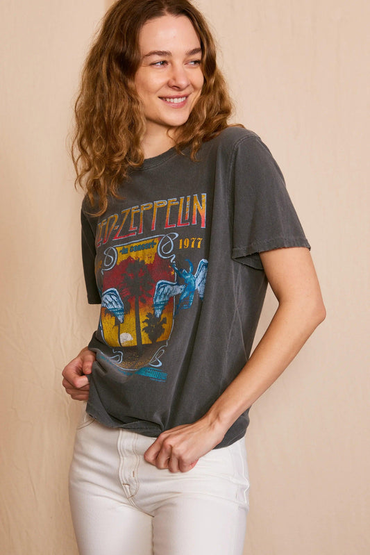 Led Zeppelin Inglewood Sunkissed Gray Tee - Life Clothing Co