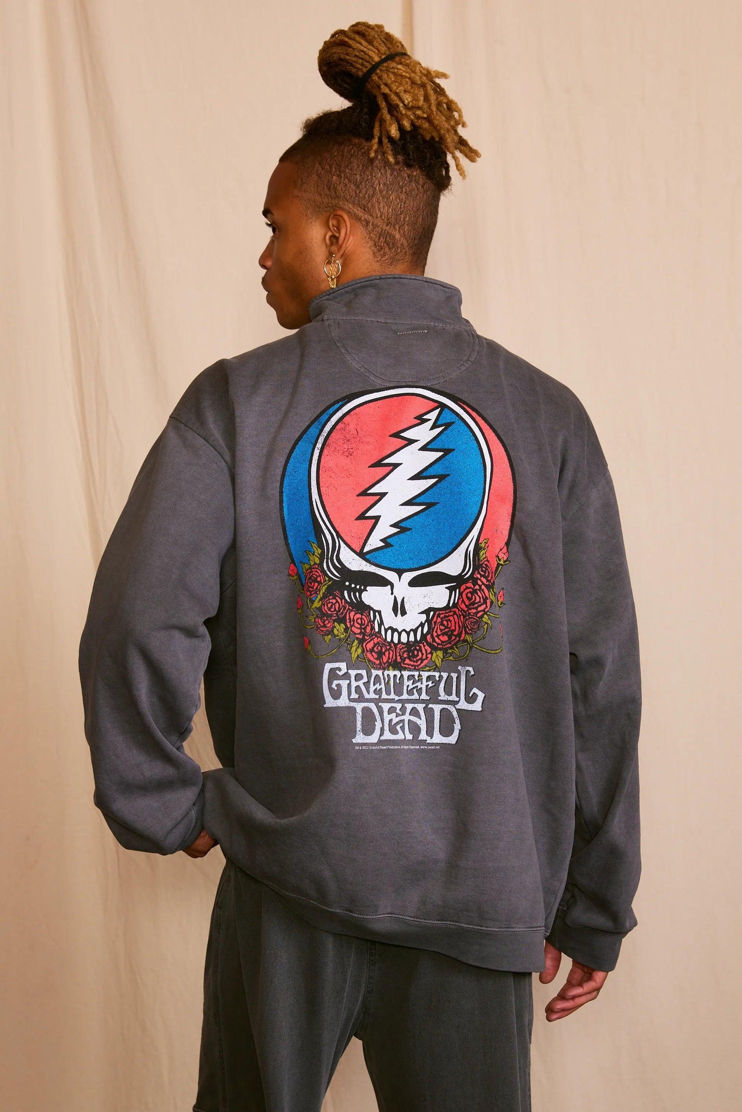 Grateful Dead Zip Men's Sweatshirt - Life Clothing Co