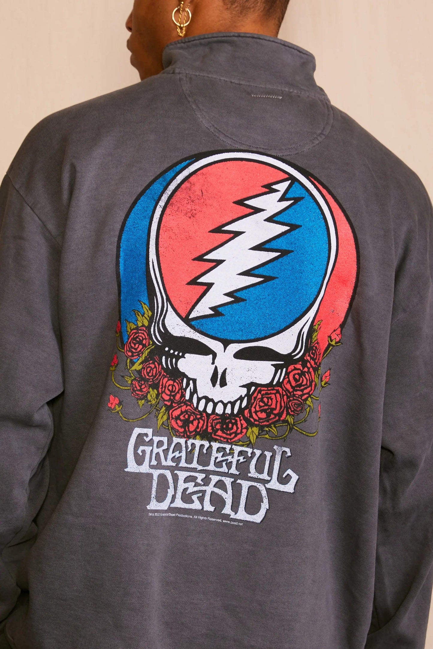 Grateful Dead Zip Men's Sweatshirt - Life Clothing Co