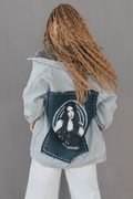 Alanis Morrissette Hand Stitched Denim Jacket - Life Clothing Co