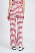 Karla Plaid Flare Pants