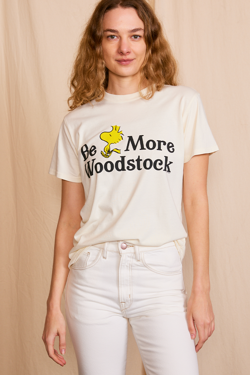 Peanuts Be More Woodstock Tee