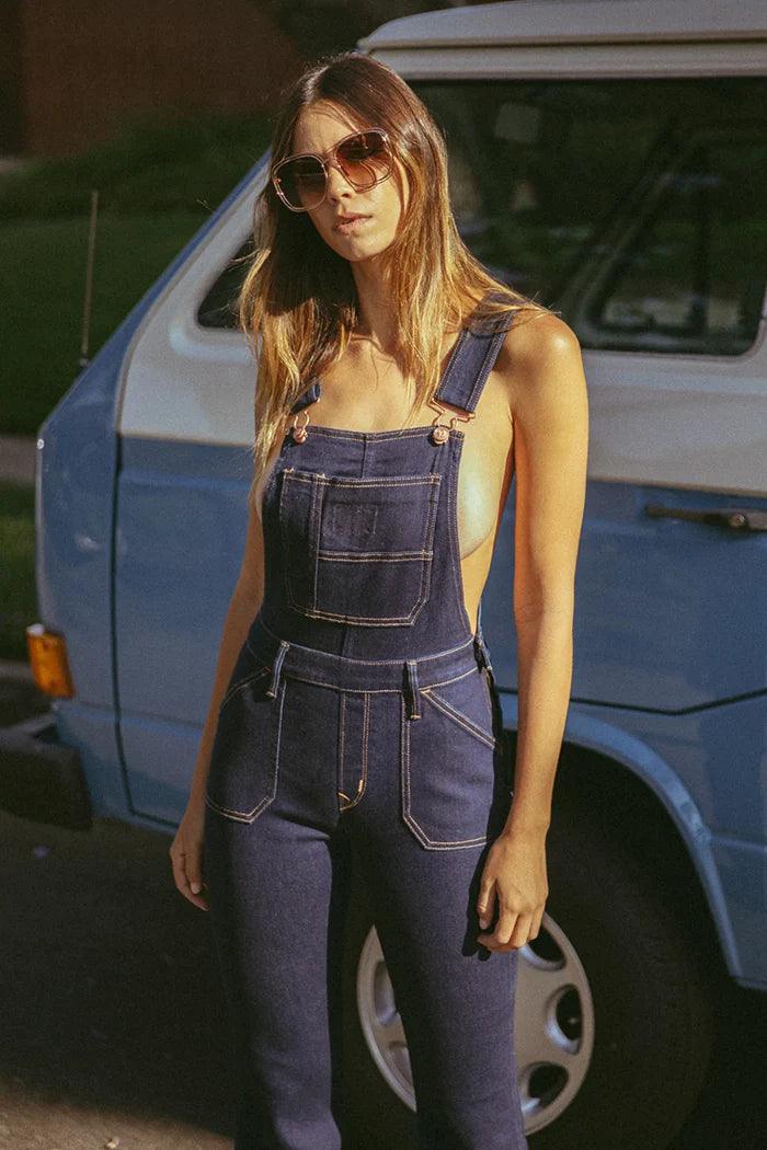 Porter Blue Bonnie Bib Overalls - Life Clothing Co