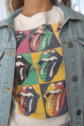 Rolling Stones Some Girls Hand Stitched Denim Jacket - Life Clothing Co