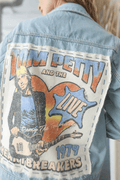 Tom Petty Hand Stitched Denim Jacket - Life Clothing Co