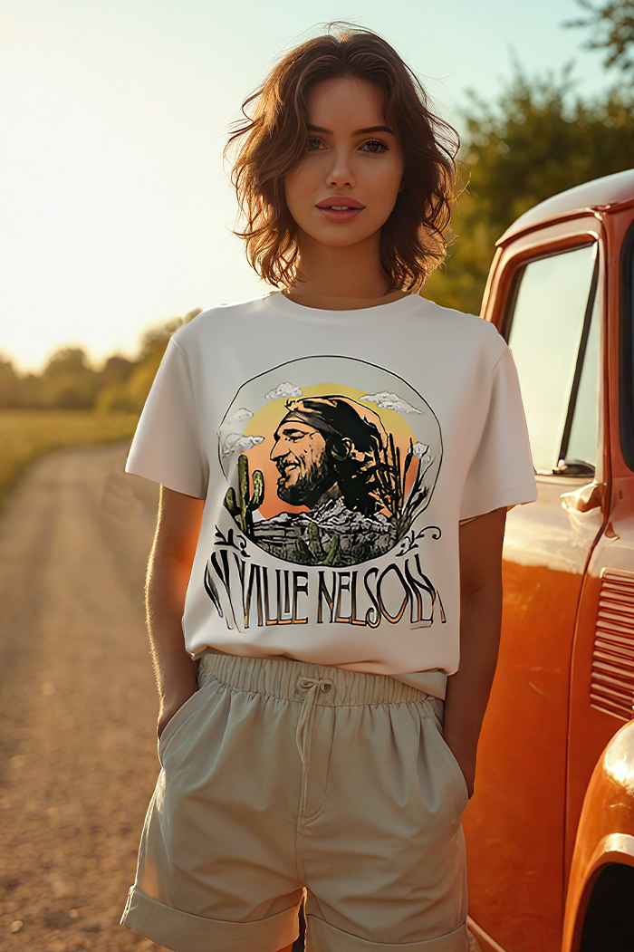 Willie Nelson Riders in the Sky Tee