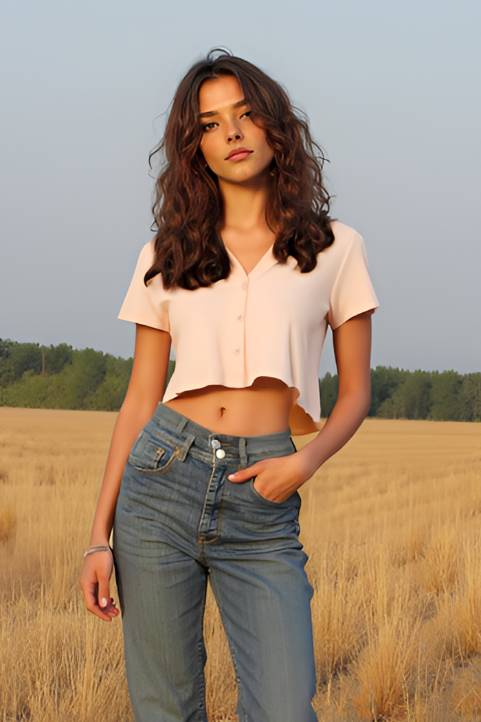 Pink Bowling Top