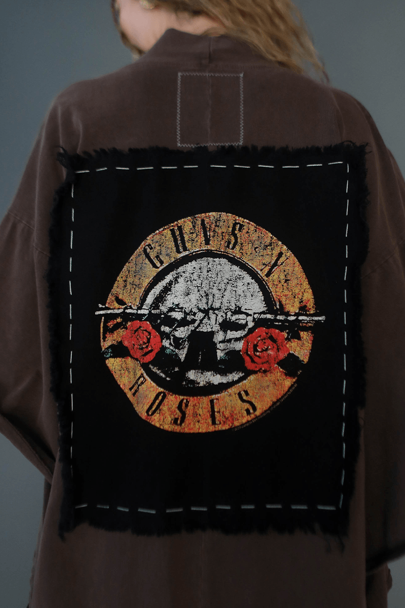 Guns N Roses Oversized Kimono - Life Clothing Co