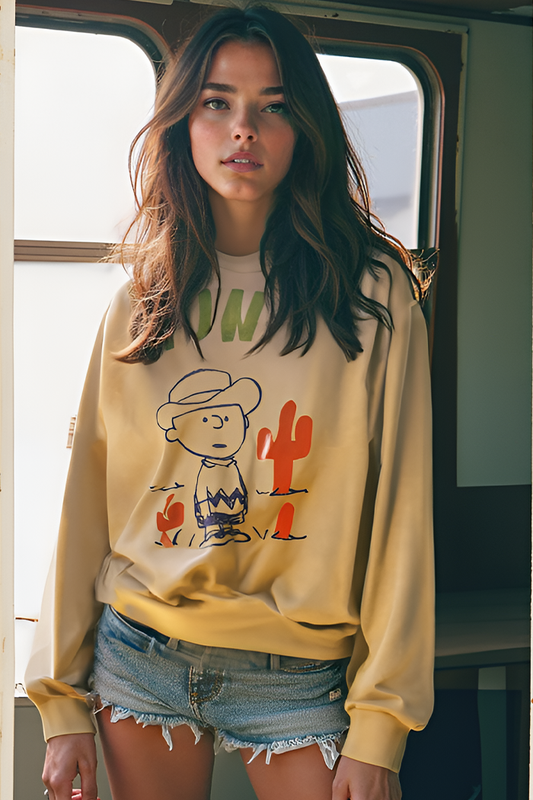 Peanuts Cowboy Charlie Sweatshirt