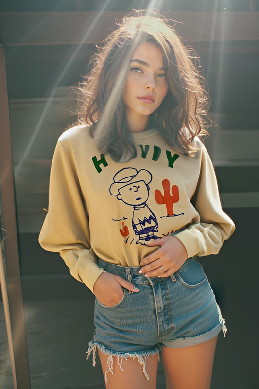 Peanuts Cowboy Charlie Sweatshirt