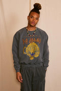 Def Leppard Upcycled Golden Men's Sweatshirt - Life Clothing Co