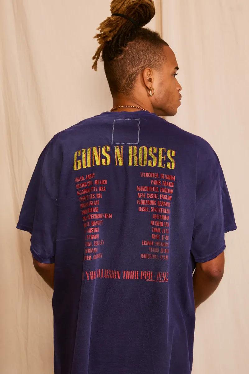 Guns N Roses Illusion Oversized Men's Tee - Life Clothing Co