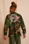 Pink Floyd Dark Side of the Moon Authentic Vintage Men's Camo Jacket - Life Clothing Co