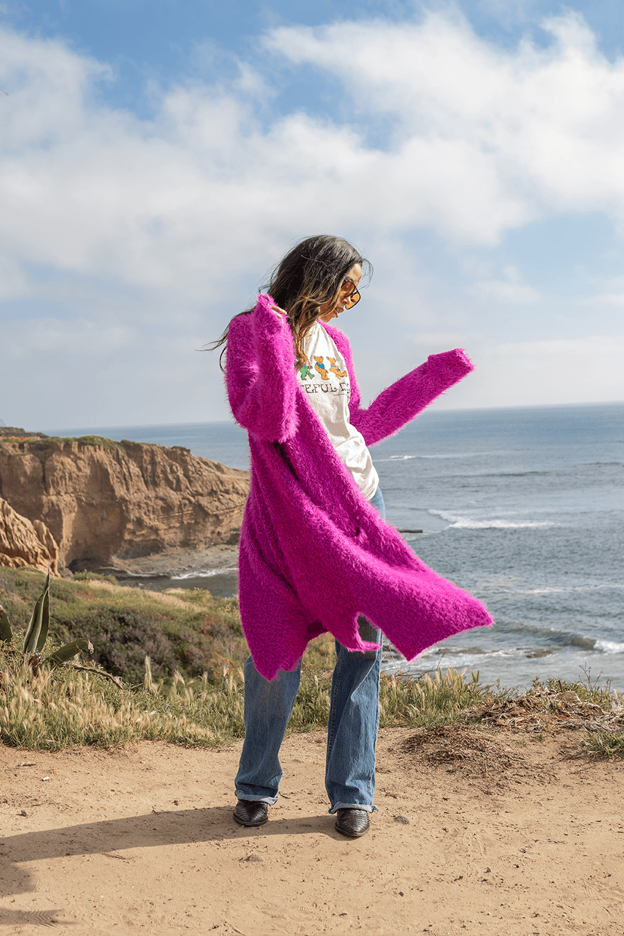 Kira Soho Lilac Cardigan - Life Clothing Co