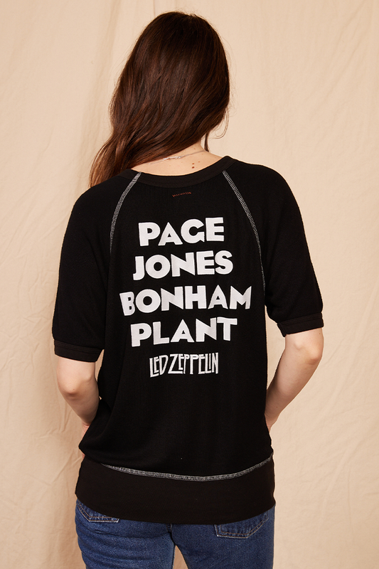 Black Led Zeppelin Icarus Raglan