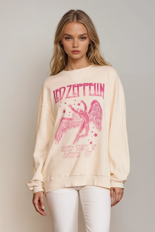 Led Zeppelin 1977 Star Struck Sweatshirt