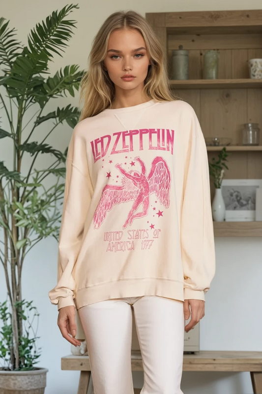 Led Zeppelin 1977 Star Struck Sweatshirt