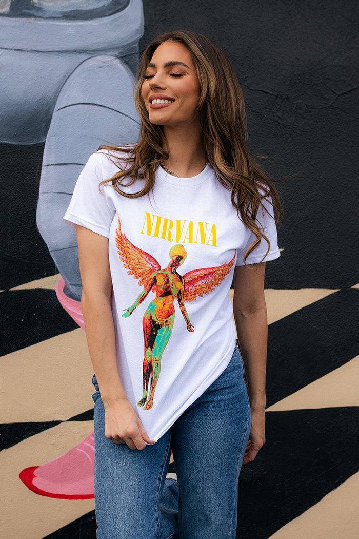 nirvana in utero t shirt vintage