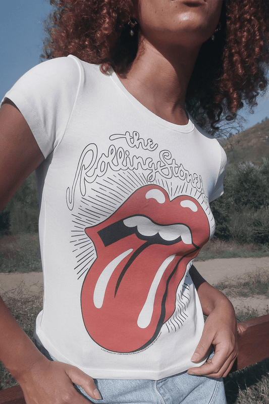 Rolling Stones Ruby Tuesday Baby Tee - Life Clothing Co