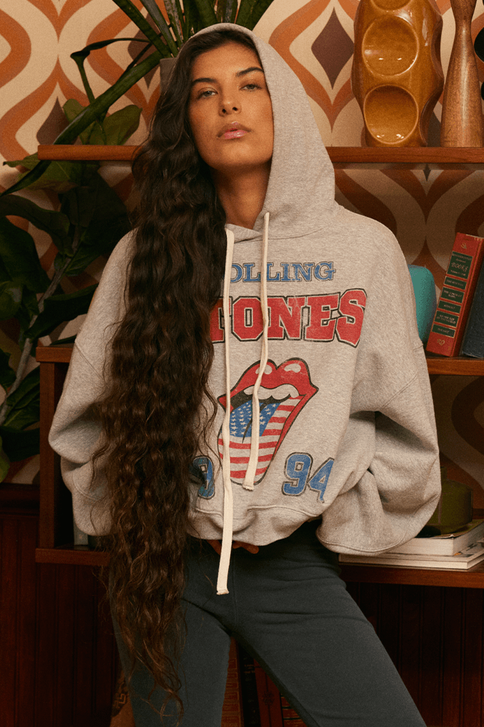 Rolling Stones 94 Boxy Hoodie Life Clothing Co