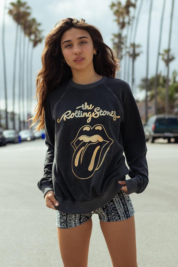 Rolling stones oversized sweatshirt hot sale