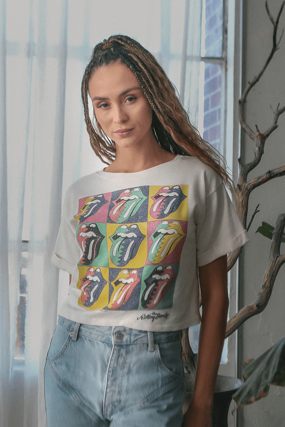 Rolling Stones Color Block Tee - Life Clothing Co