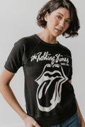 Rolling Stones Black Raglan Tee - Life Clothing Co