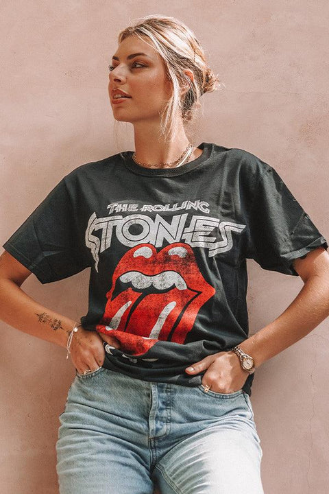Vintage tee Rolling StonesネックUネック
