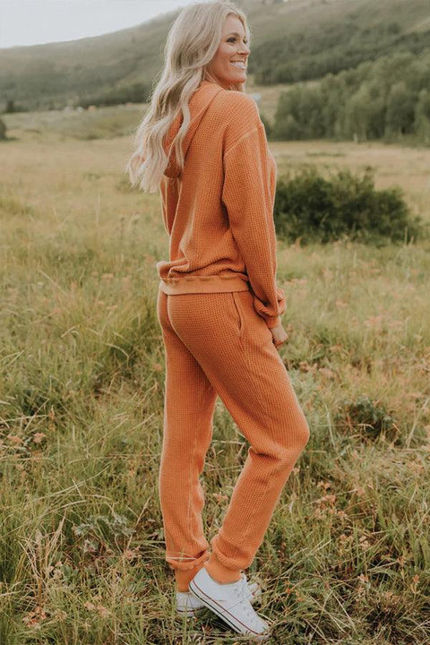 Waffle Orange Jogger Pants – Life Clothing Co